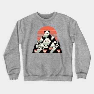 Panda Mountains Crewneck Sweatshirt